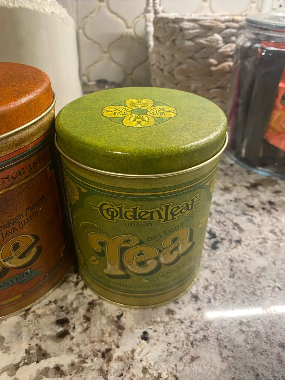 Vintage- 1970’s Storage Tin Set of 4 - Kitchen Canisters